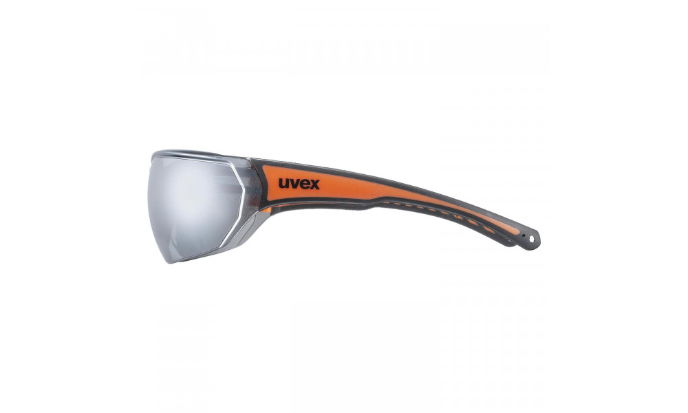 Glasses Uvex Sportstyle 204 black orange / mirror silver - 1