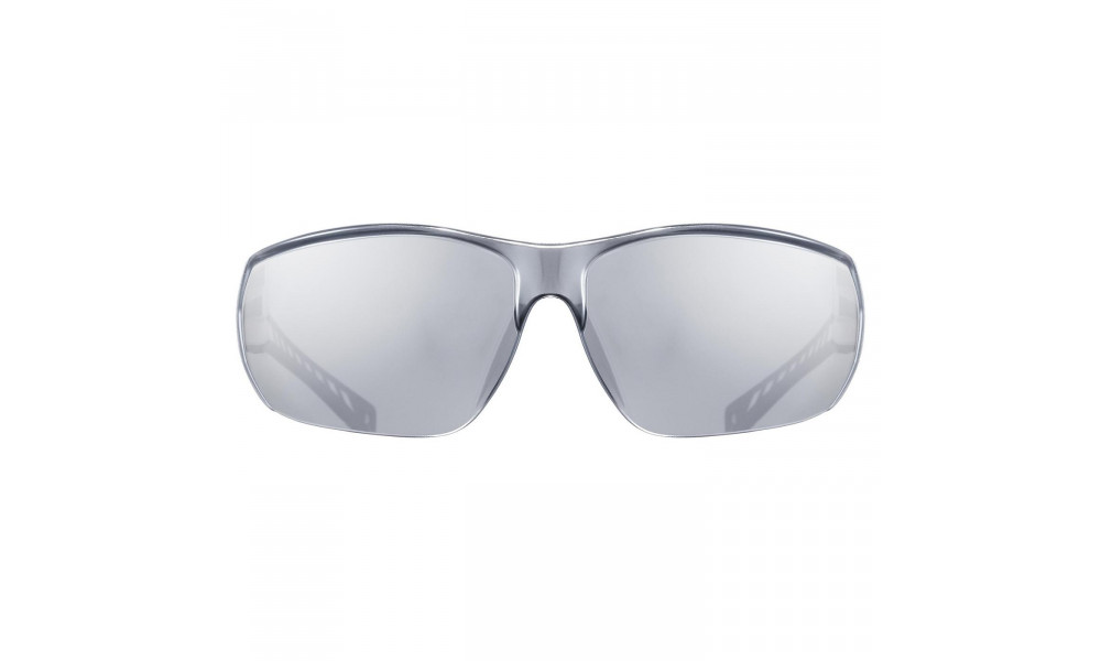 Glasses Uvex Sportstyle 204 black white / mirror silver - 1