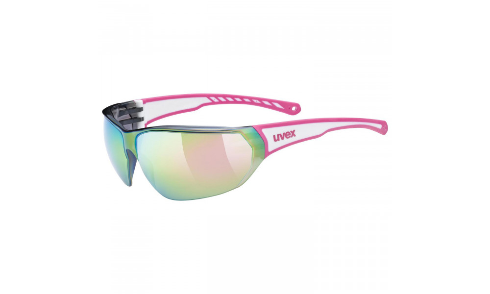 Glasses Uvex Sportstyle 204 pink white / mirror pink - 5