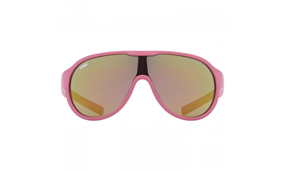 Glasses Uvex Sportstyle 512 pink mat / mirror red - 3