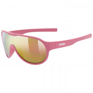 Glasses Uvex Sportstyle 512 pink mat / mirror red