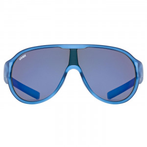 Glasses Uvex Sportstyle 512 blue transparent / mirror blue