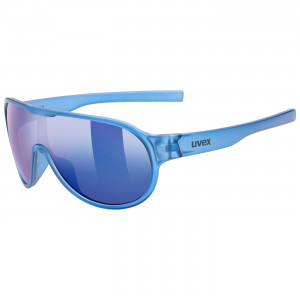 Glasses Uvex Sportstyle 512 blue transparent / mirror blue