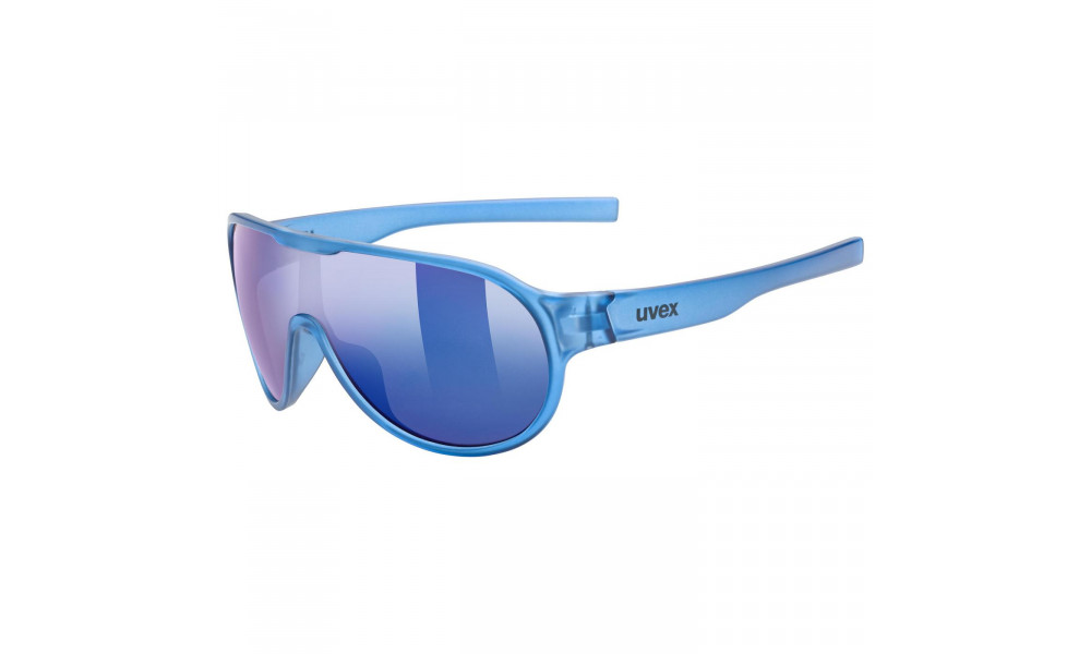 Glasses Uvex Sportstyle 512 blue transparent / mirror blue - 5