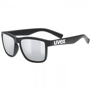 Glasses Uvex lgl 39 black mat / mirror silver