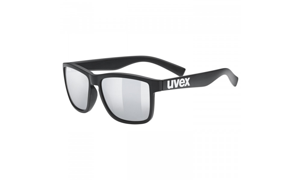 Glasses Uvex lgl 39 black mat / mirror silver - 5