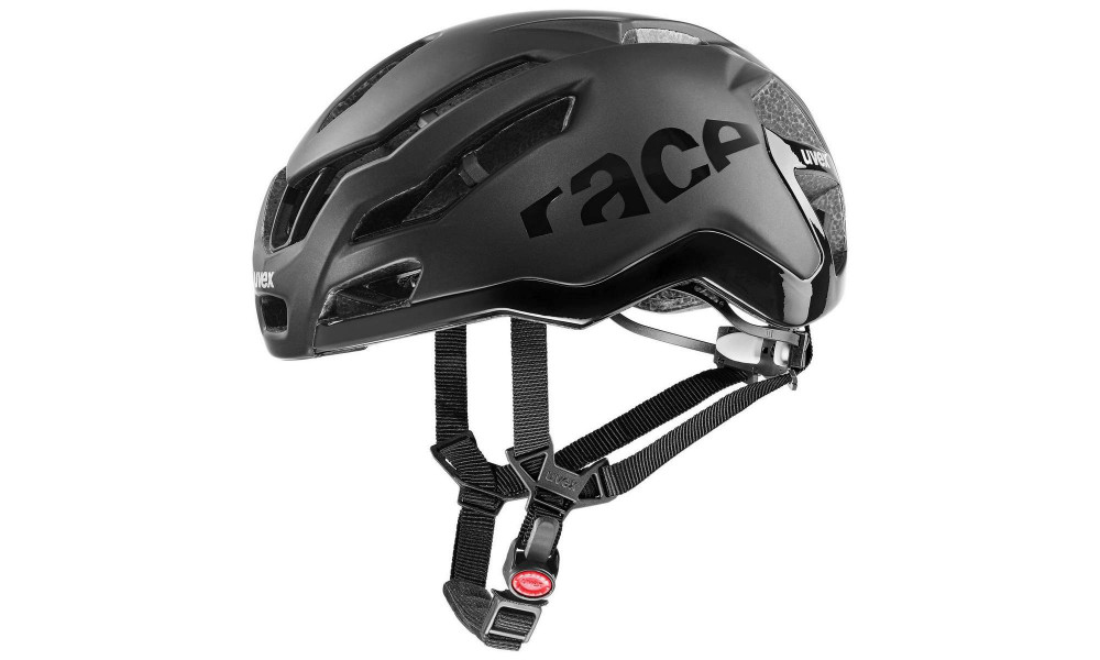 Helmet Uvex Race 9 all black mat - 5