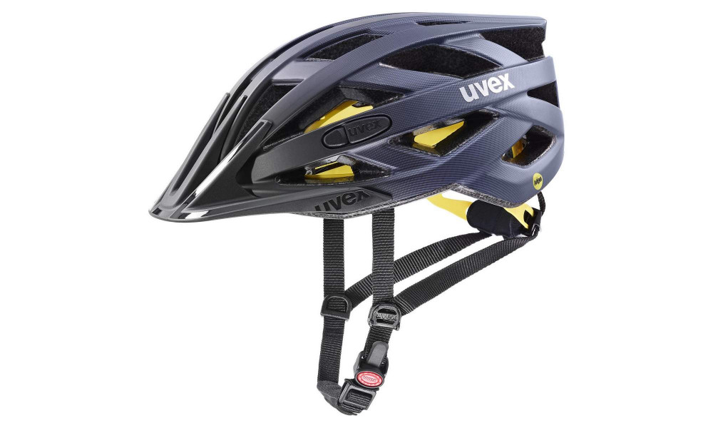 Helmet Uvex i-vo cc MIPS minight-silver mat - 5