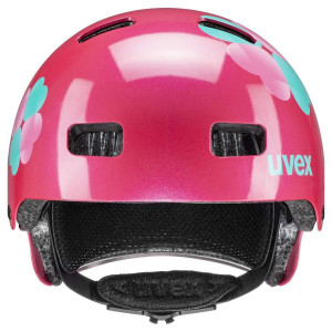 Helmet Uvex Kid 3 pink flower-51-55CM