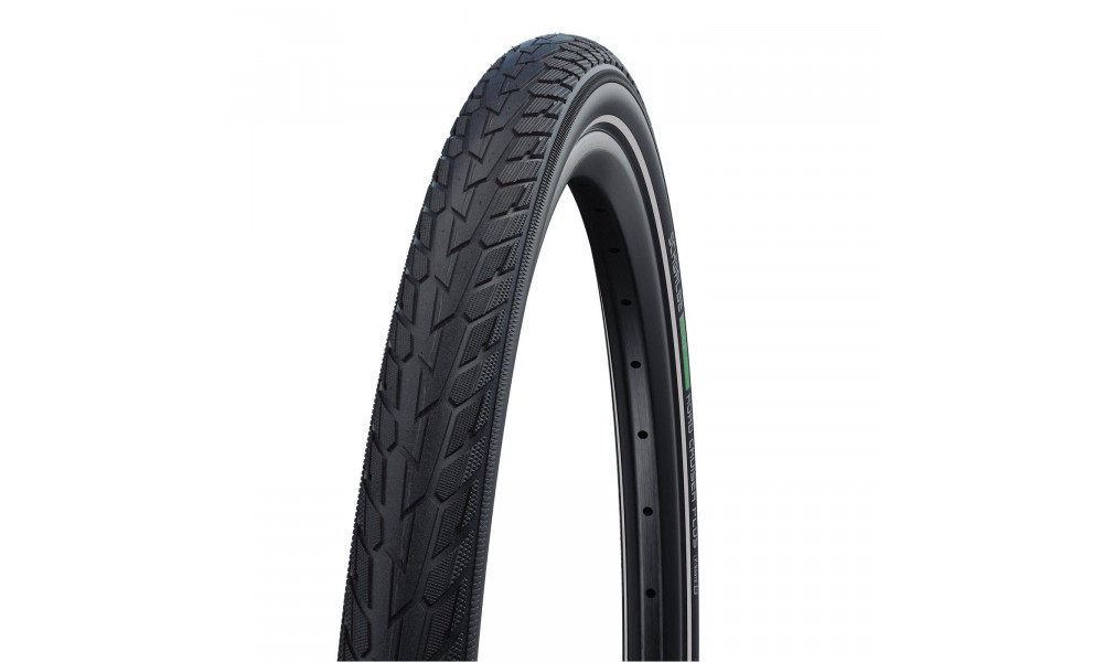 Tire 28" Schwalbe Road Cruiser Plus HS 484, Active Wired 50-622 / 29x2.00 GreenCompound Reflex - 2