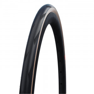 Tire 28" Schwalbe Pro One Tube HS 493A, Evo Fold. 28-622 / 700x28C Super Race Addix Race Transparent-Skin