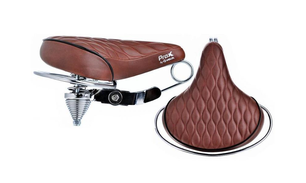 Saddle VELO ProX VL-8016 brown - 1