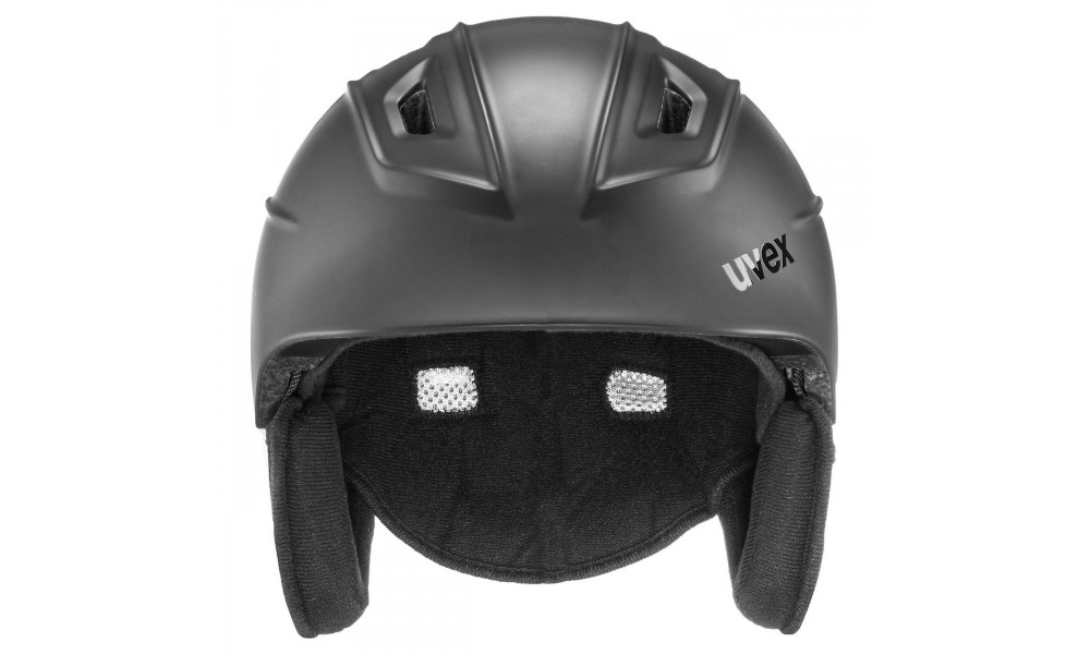 Skiing helmet Uvex fierce black mat - 1