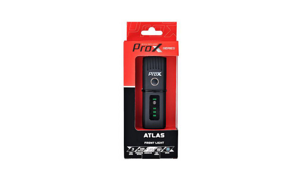 Передняя лампа ProX Atlas 300Lm USB - 1