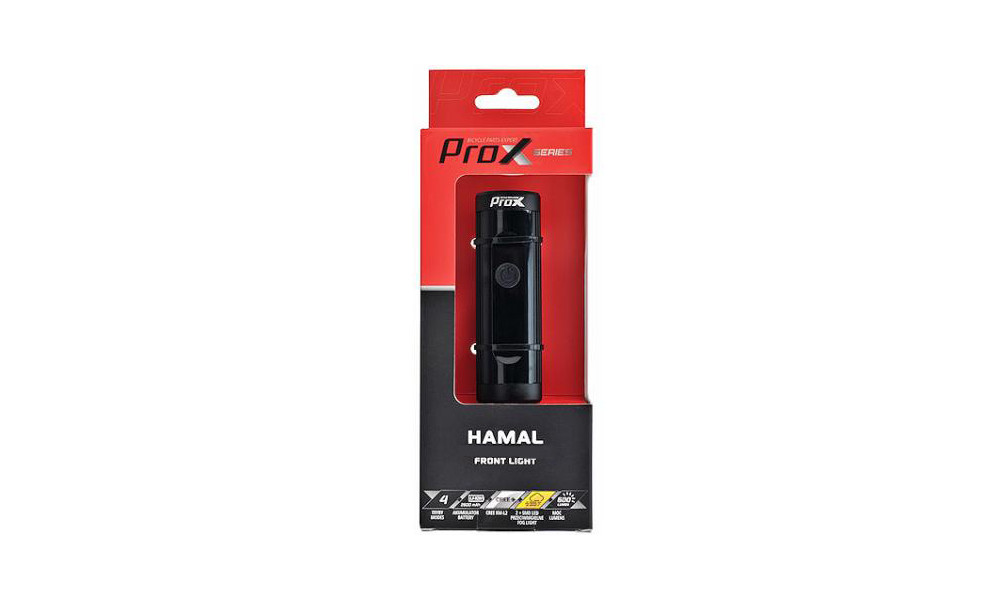 Передняя лампа ProX Hamal 600Lm USB - 3