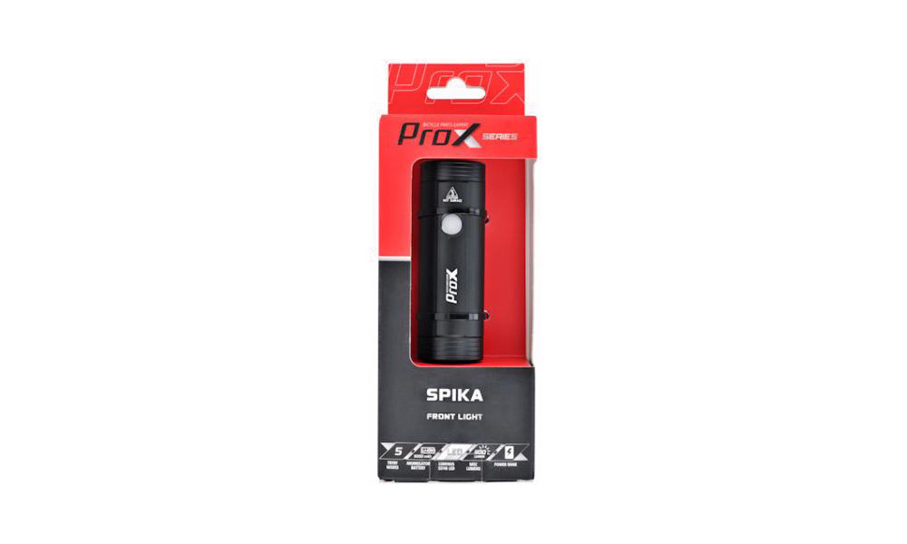 Передняя лампа ProX Spika 1100Lm USB - 3