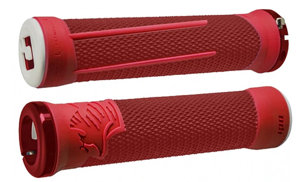 Grips ODI AG-2 Signature V2.1 Lock-On Red/Fire Red 