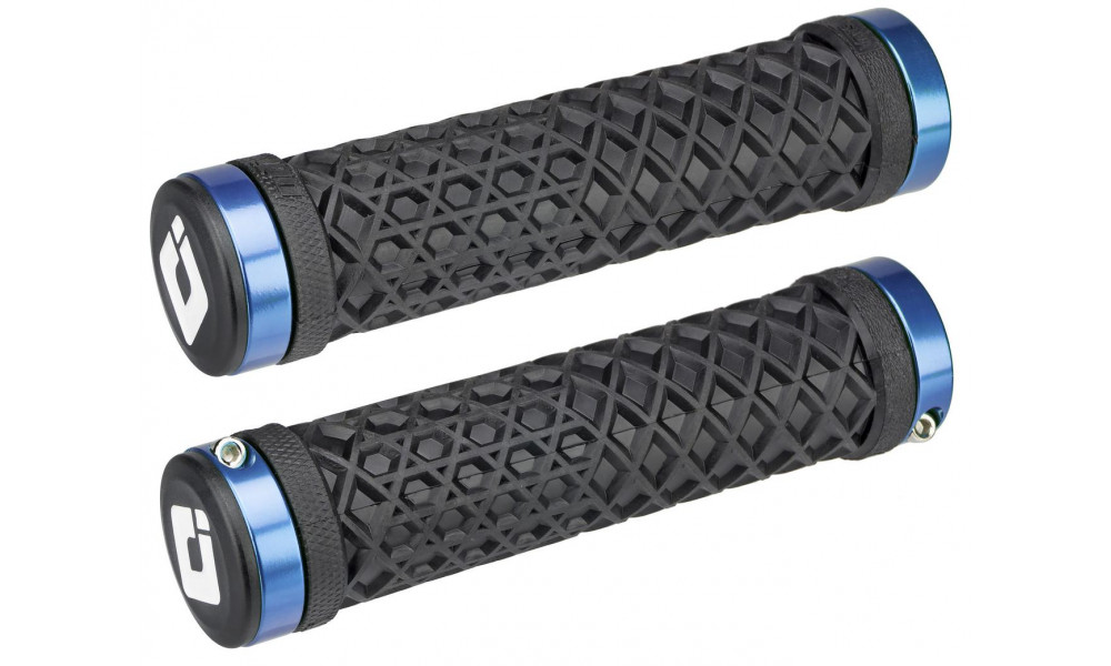 Grips ODI Vans® Lock-On Black w/ Blue Clamps 