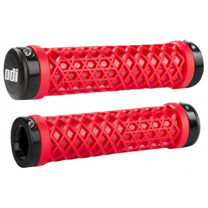 Ручки руля ODI Vans® Lock-On Black w/ Red Clamps