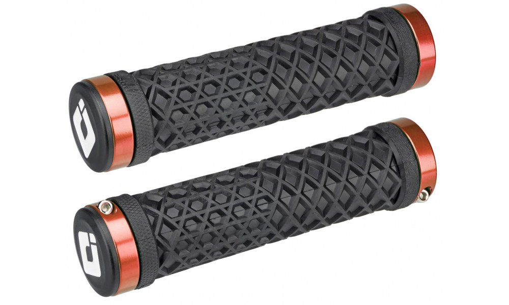 Grips ODI Vans® Lock-On Black w/ Orange Clamps 