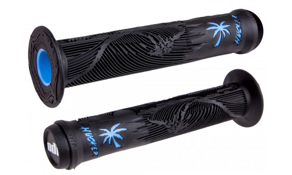 Grips ODI Hucker Signature 160mm No Flange Black/Blue 