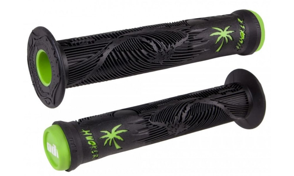 Grips ODI Hucker Signature 160mm No Flange Black/Green 