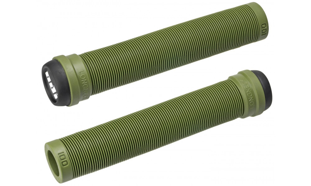 Ручки руля ODI Longneck SLX 160mm Single Ply Army green - 2