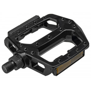 Педали Azimut BMX Platform Alu 1/2" w/bearings and reflectors black