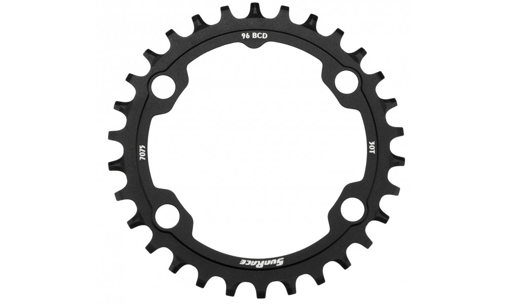 Передняя звезда SunRace CRMX30 Narrow-Wide Asymmetric Alu 96BCD 30T 