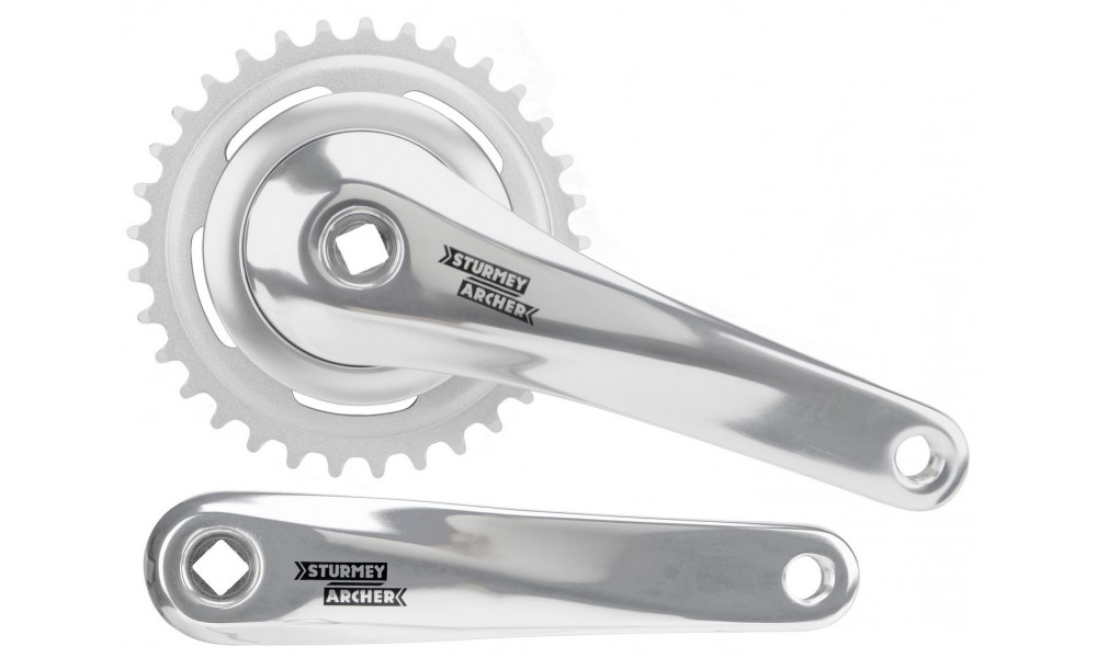 Front crankset Sturmey-Archer FCS603 33T 170mm 1-speed 92mm cover 