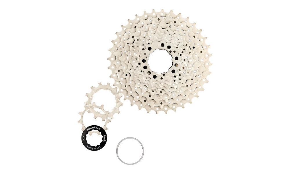 Cassette SunRace CSMS1 10-speed 11-36T metallic - 2