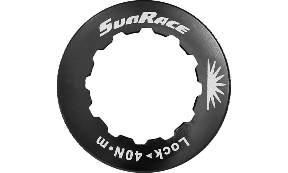 Стопорное кольцо SunRace SP712 12T black 