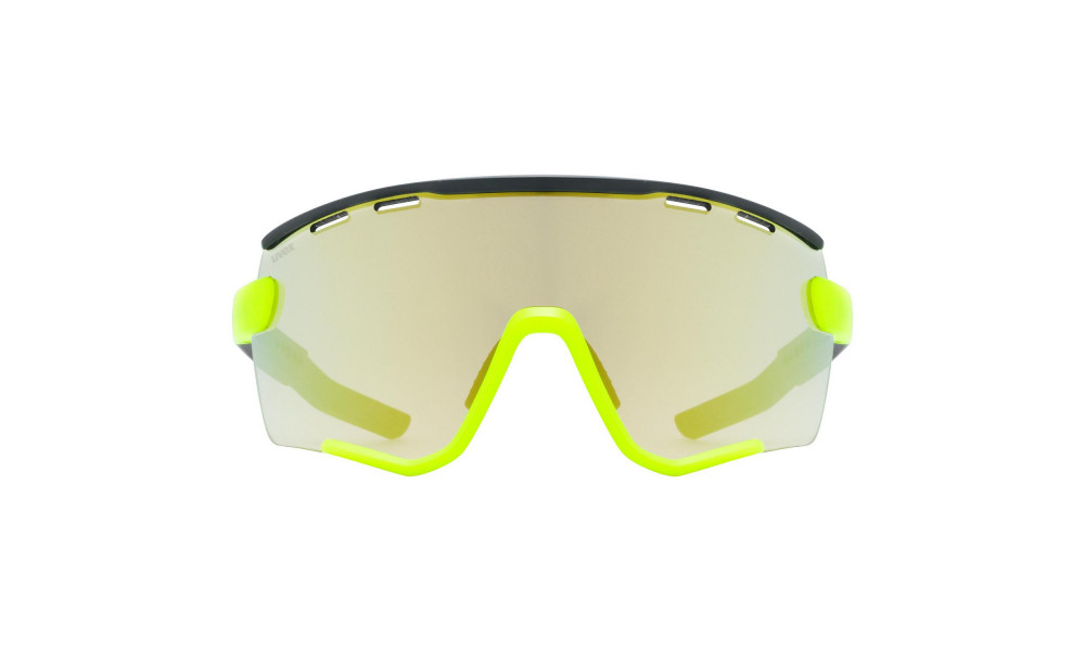 Glasses Uvex Sportstyle 236 Set black lime mat / mirror yellow - 1