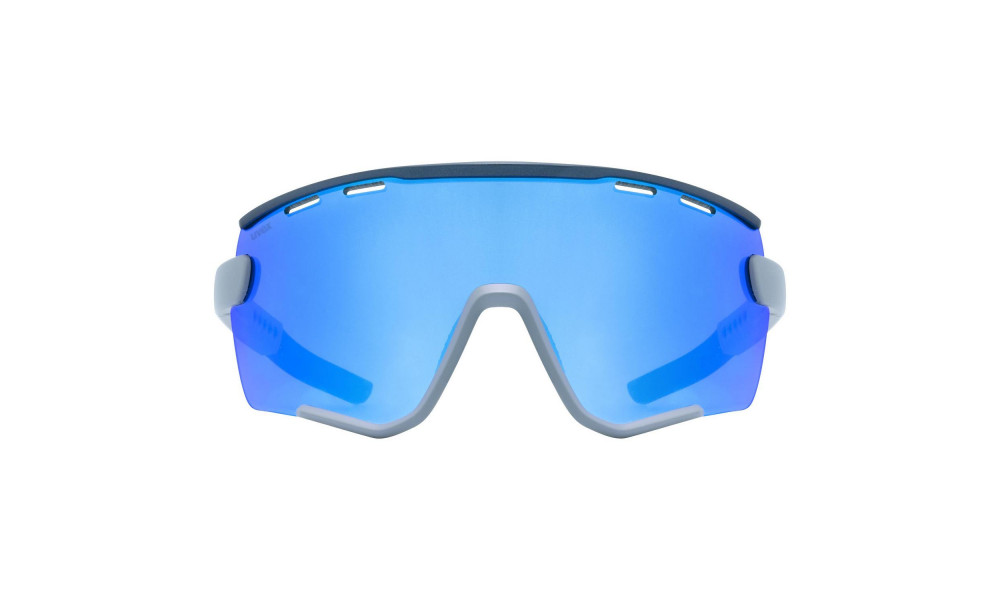 Glasses Uvex Sportstyle 236 Set rhino-deep space mat / mirror blue - 1