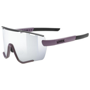 Glasses Uvex Sportstyle 236 Set small plum-black mat / mirror silver
