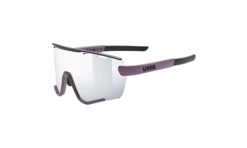 Очки Uvex Sportstyle 236 Set small plum-black mat / mirror silver - 5