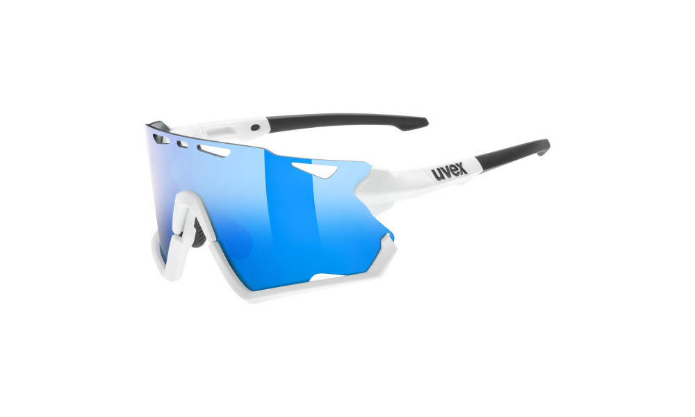 Glasses Uvex Sportstyle 228 Set white mat / mirror blue - 1