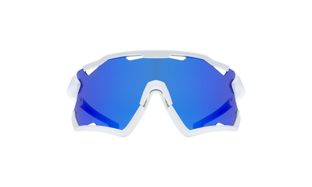 Glasses Uvex Sportstyle 228 Set white mat / mirror blue - 4