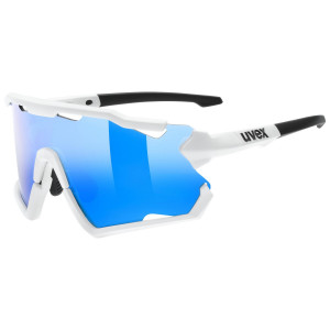 Glasses Uvex Sportstyle 228 Set white mat / mirror blue