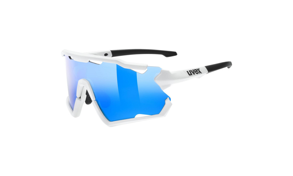 Glasses Uvex Sportstyle 228 Set white mat / mirror blue - 8