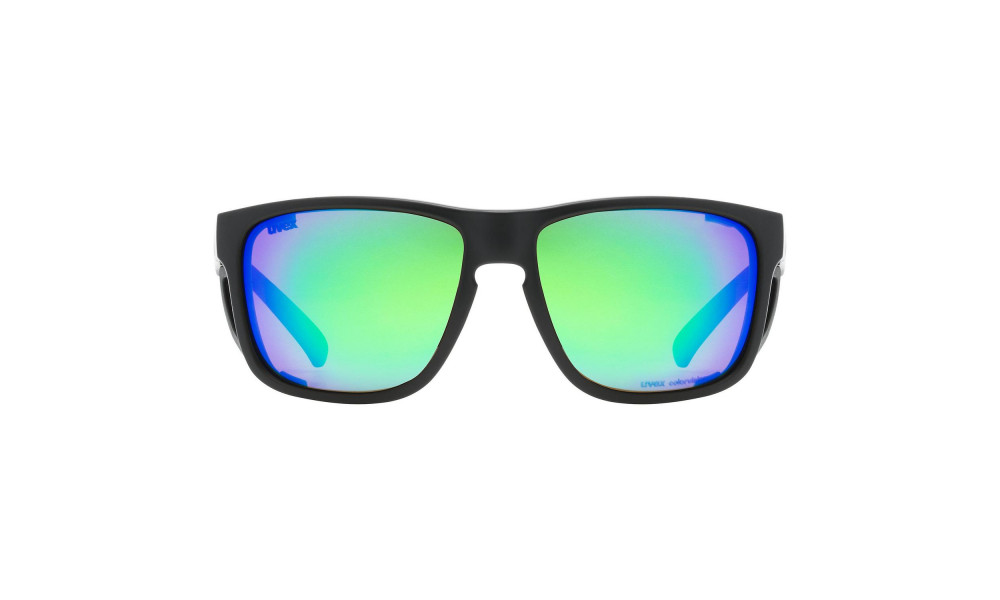 Glasses Uvex Sportstyle 312 CV black mat / mirror green - 2