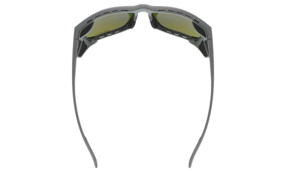 Glasses Uvex Sportstyle 312 CV rhino mat / litemirror green - 5