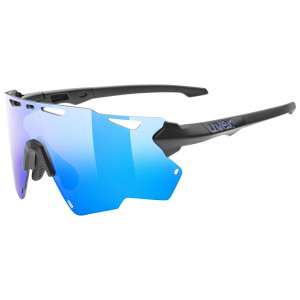 Glasses Uvex Sportstyle 228 black mat / mirror blue