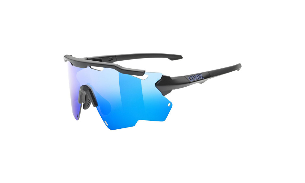 Glasses Uvex Sportstyle 228 black mat / mirror blue - 3