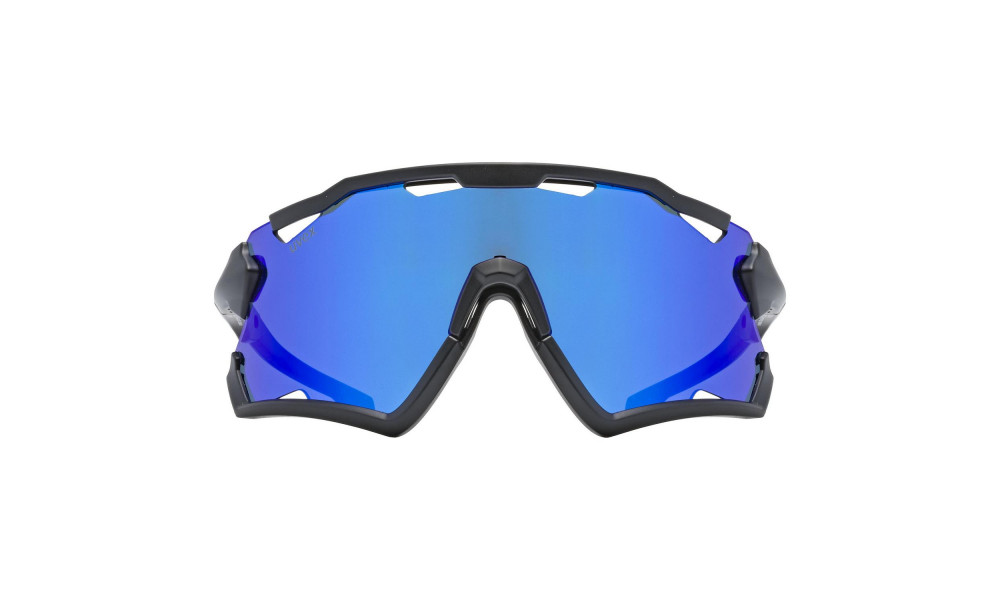 Glasses Uvex Sportstyle 228 black mat / mirror blue - 4