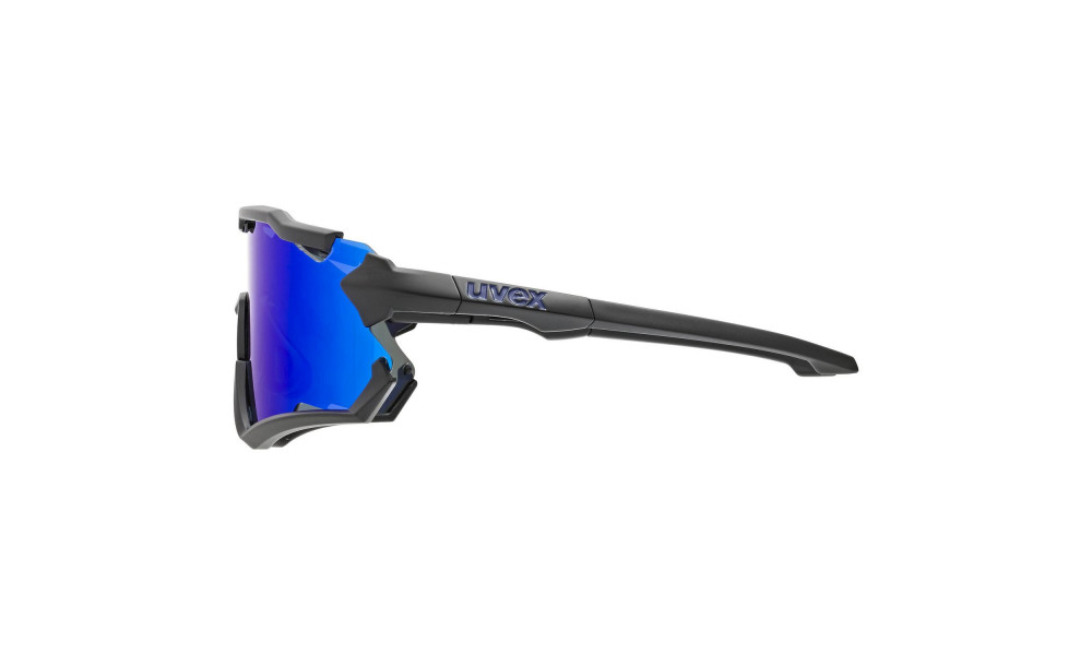 Glasses Uvex Sportstyle 228 black mat / mirror blue - 6