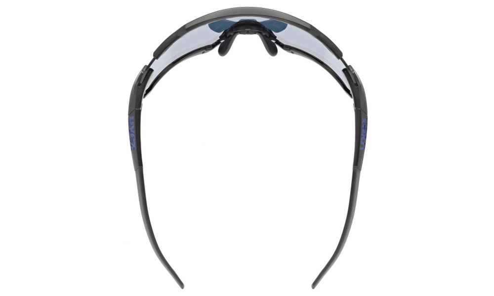 Glasses Uvex Sportstyle 228 black mat / mirror blue - 7