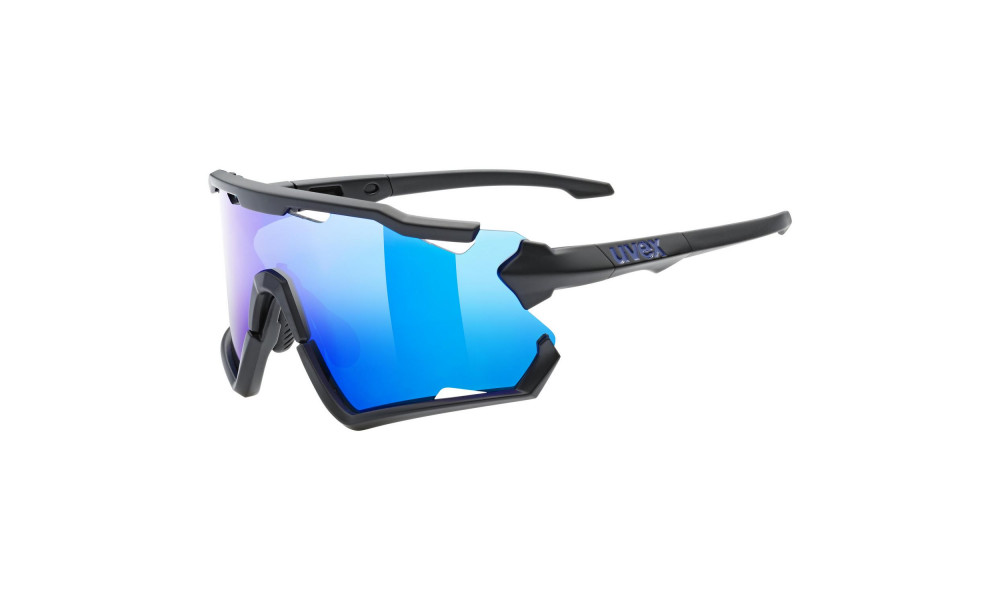 Glasses Uvex Sportstyle 228 black mat / mirror blue - 8