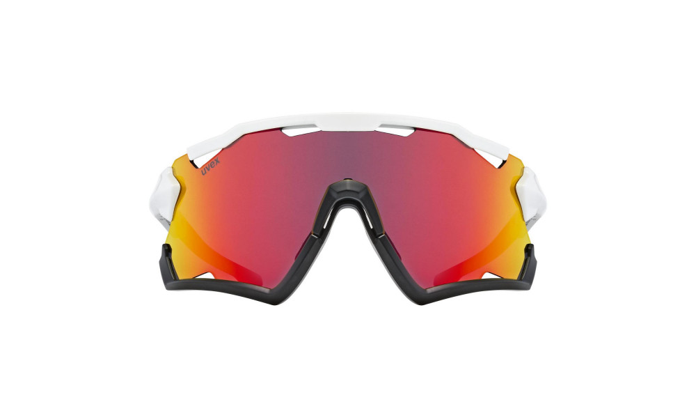 Очки Uvex Sportstyle 228 white black / mirror red - 4