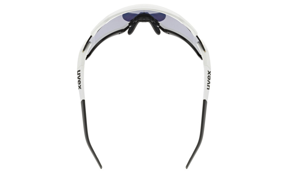 Glasses Uvex Sportstyle 228 white black / mirror red - 7